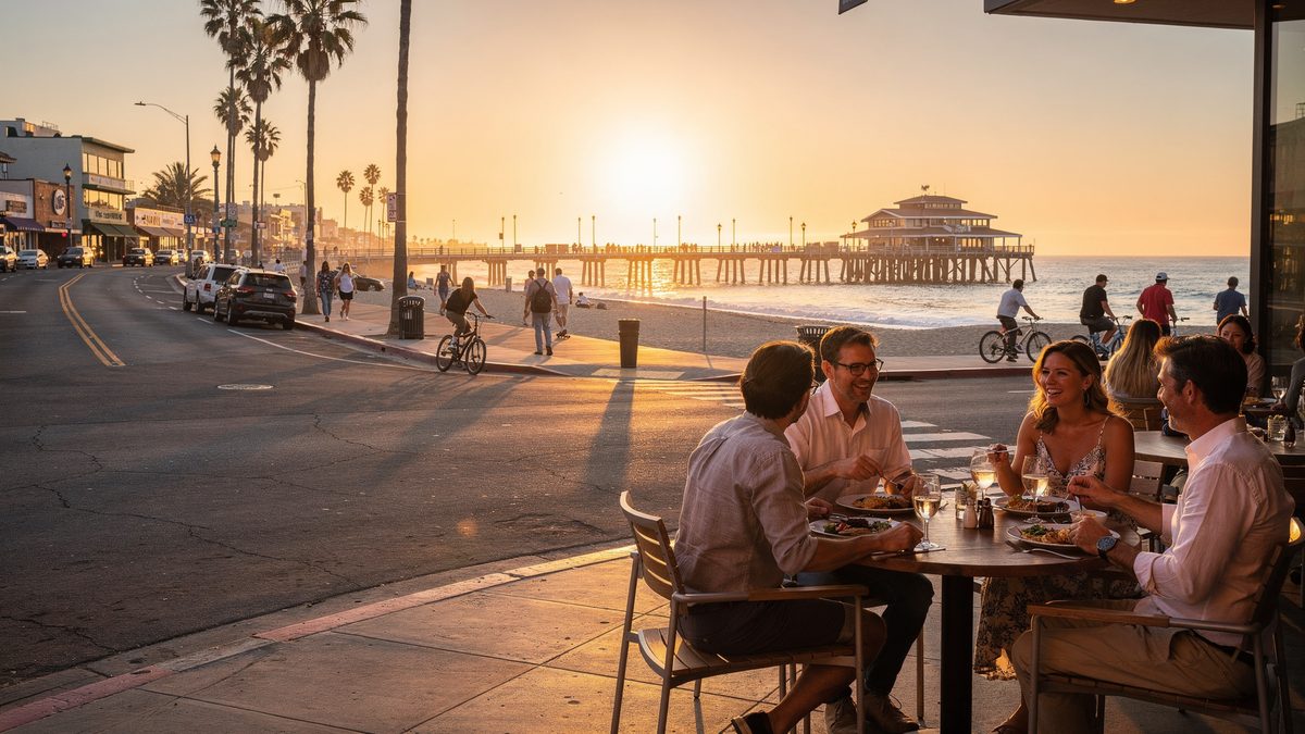 Pacific Beach San Diego group dining and event planning near Crystal Pier