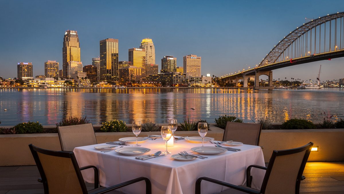 Point Loma San Diego waterfront event planning private dining Liberty Station Shelter Island